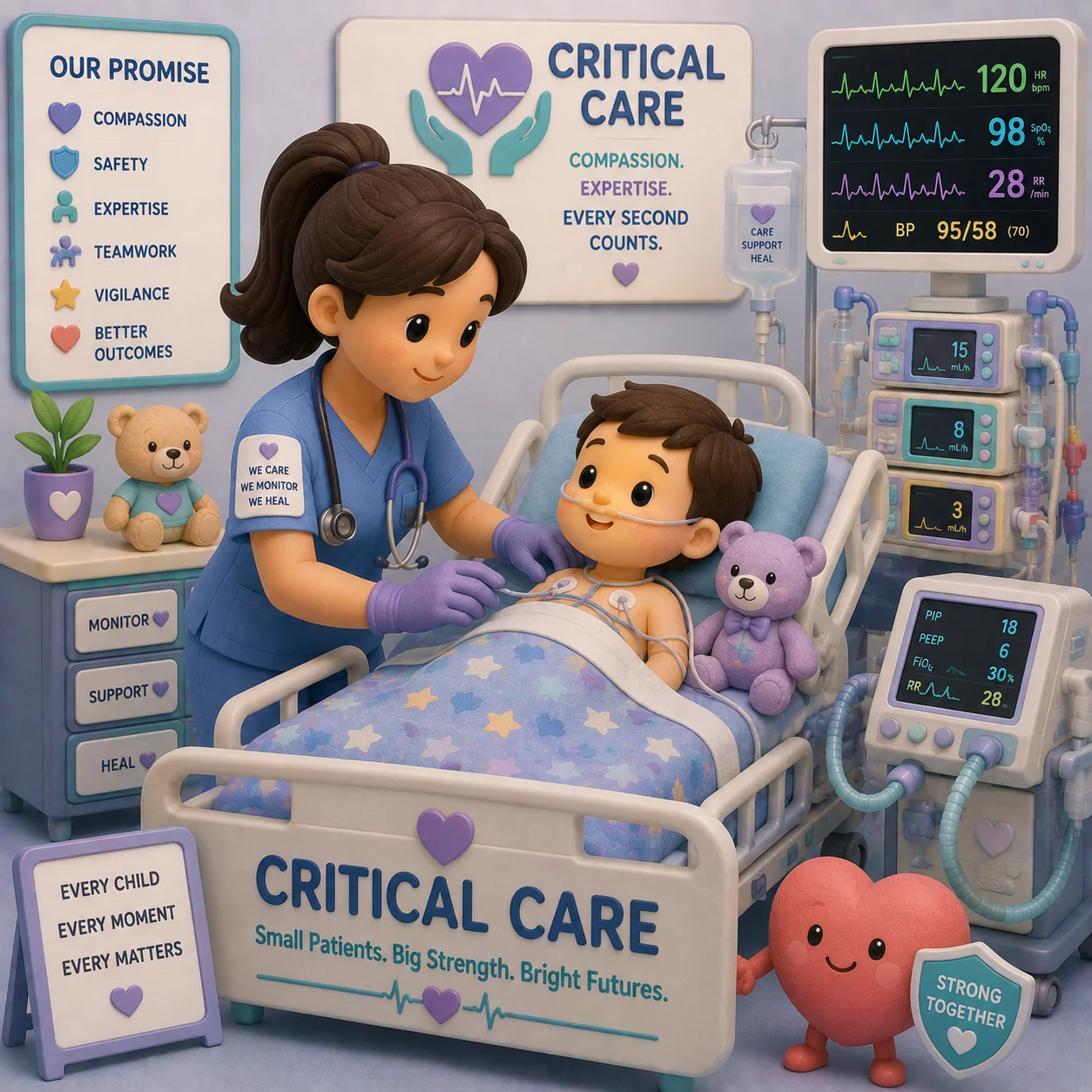 Critical Care, NICU & PICU